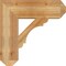 Ekena Millwork Olympic Craftsman Rough Sawn Bracket, Western Red Cedar, 6"W x 22"D x 22"H BKT06X22X22OLY04RWR - alternate 4